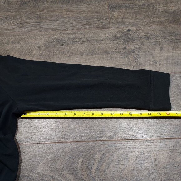 Pant Suite Drapers & Damons Black Button Shacket Size 1X Multi Colored Buttons - Picture 3 of 16